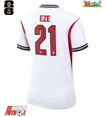 Inglaterra Eberechi Eze #21 Primera Equipación Mujer Mundial 2026 Manga Corta